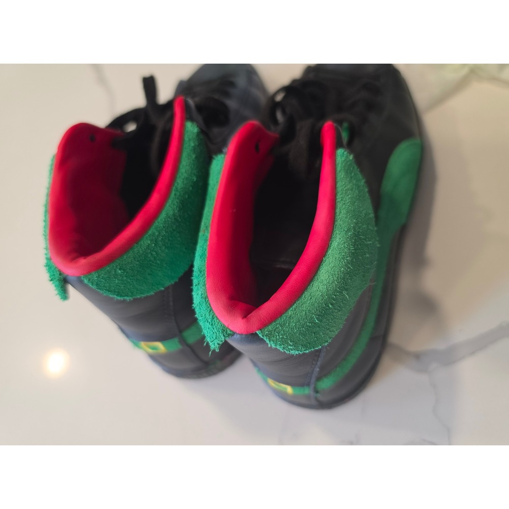 Puma Clyde Mid Elf Movie Raised by Elves Black Green Red Sneakers 381313-01 Mens